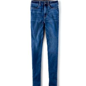 American Eagle Ne(x)t Level Highest Waist Jegging. Size 00 Short. Dark Blue Wash